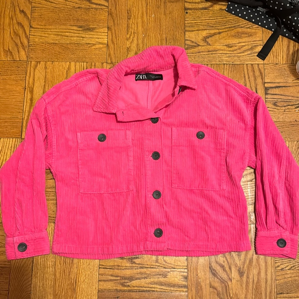 CORDUROY TRENDY PINK ZARA SHACKET